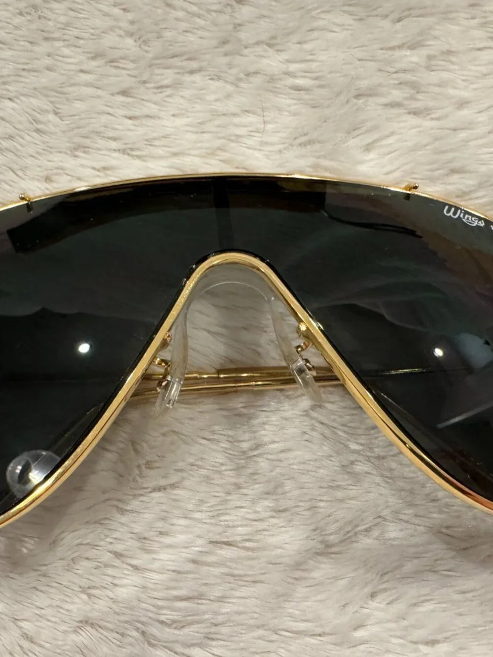 Vintage Bausch & Lomb Wings L1375 Arista Gray Sunglasses Complete Set